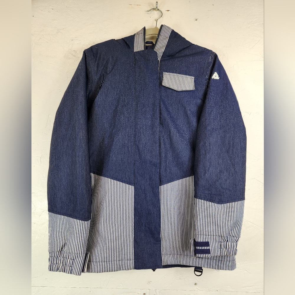 Aperture Technical Snowboard Outerwear Waterproof Jacket Size Small Blue